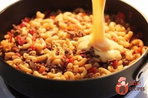 Макарони «Чізбургер»