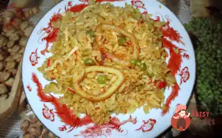 Паелья З Кальмарами У Пиві