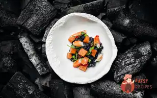 Чорний Олів'є З Крабом І Червоною Ікрою