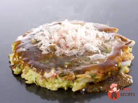 Японські капустяні млинці (Okonomiyaki)