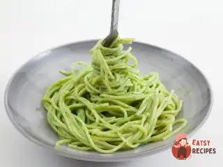 Спагетті з лимонним песто