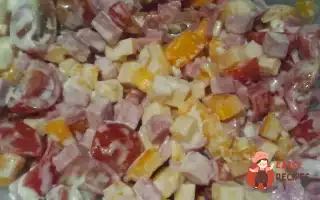 Салат З Шинкою Та Солодким Перцем