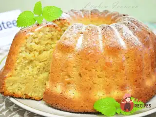 Кокосовий пиріг з вівсяними пластівцями.