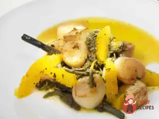 Морські гребінці з папороть і селера