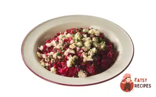 Бурякове Різотто З Маринованим Тофу
