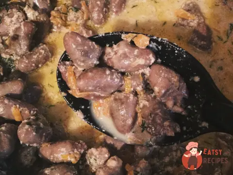 Курячі серця з вершками