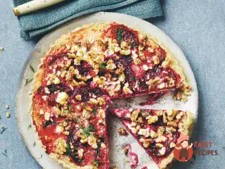 Тарт з буряком, фенхелем та кропом