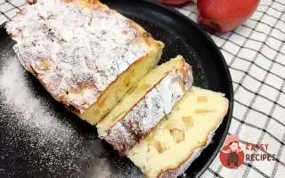 Сирна запіканка з яблуками