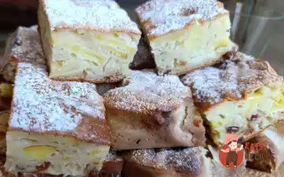 Пиріг З Яблуками Та Родзинками