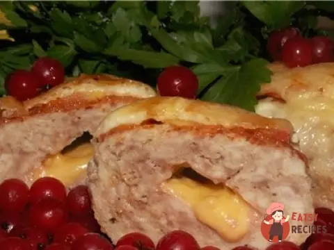 Зрази з індички з начинкою