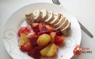 Курячий Рулет Із Запеченими Овочами