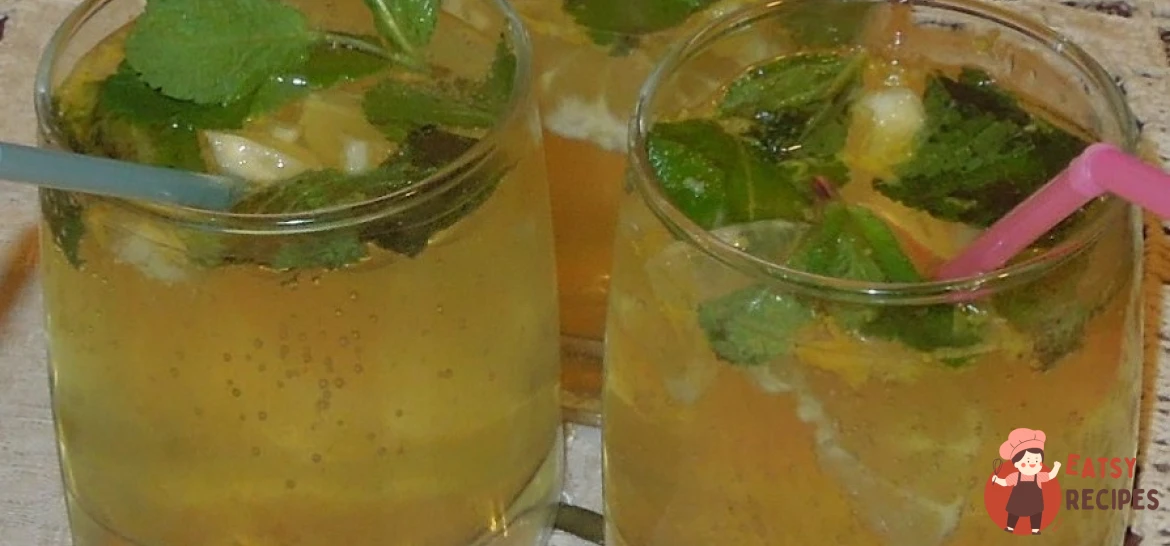 Холодний лимонний пунш із шампанським