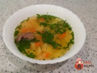 Яловичий суп з рисом