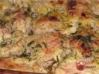 Курка в кефірі