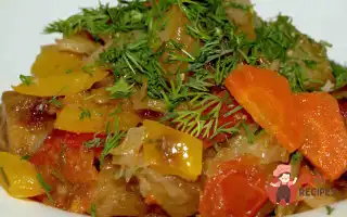 Овочеве Рагу З Болгарським Перцем, Помідорами, Картоплею