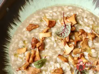 Різотто з лисичками та трюфельною олією