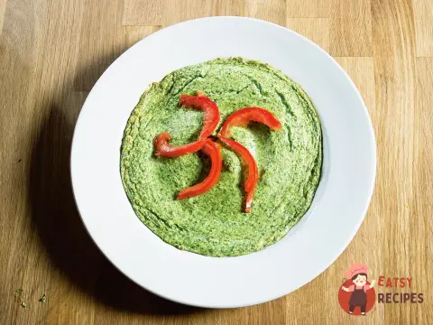 Суфле зі шпинату, петрушки та тофу