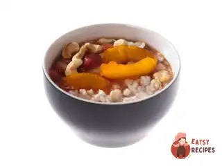 Вівсяна каша в пароварці з карамелізованими фруктами