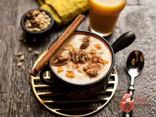 Каша з гарбузом, рисом та кедровими горіхами