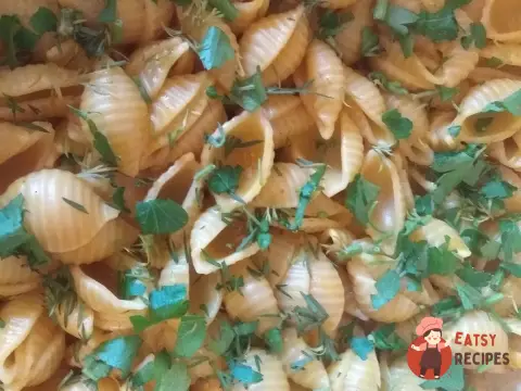 Пенне з гарбузовим пюре для веганів