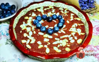 Брауні З Амаретто І Пелюстками Мигдалю.