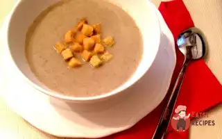 Крем-Суп Із Печериць Із Сухариками
