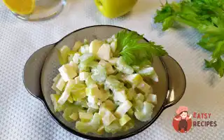 Салат З Яблуком І Стеблом Селери