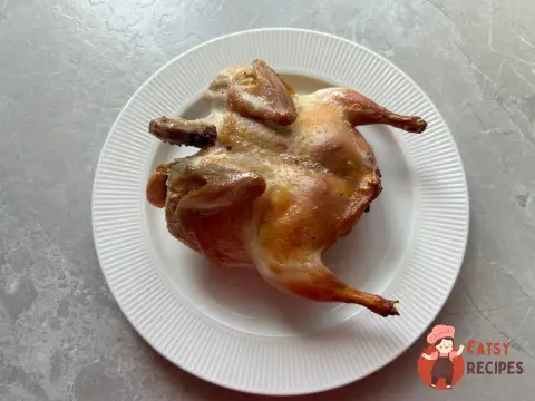 Перепілки, запечені в рукаві