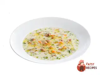 Сирний суп з лисичками