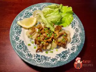Картопля з лисичками, запечені у вершках