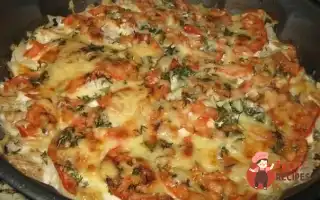 Філе Тріски, Запечене З Картоплею Та Помідорами