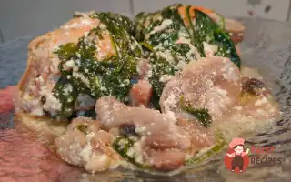 Курка З Грибами Та Шпинатом