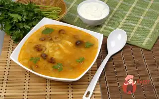 Грибний Борщ Із Чорносливом