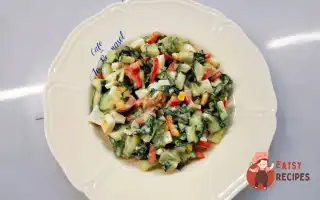 Салат Із Огірком Та Яйцем