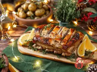 Корейка у медово-апельсиновій глазурі