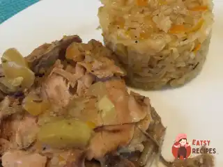 Грецька солянка з рисом лаханоризі