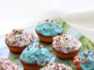 Капкейки зі сметанним кремом