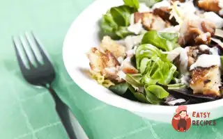 Салат З Телятини З Рапунцелем, Кунжутом Та Часниковими Сухариками.