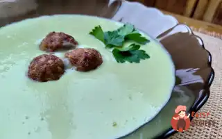 Крем-Суп Картопляний З Броколі Та Запеченими Фрикадельками