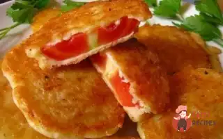 Смажені Помідори У Сирному Клярі