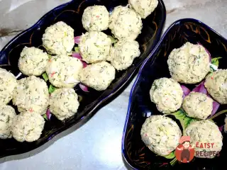 Сирні кульки з крабовими паличками