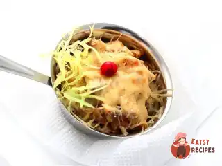 Жульєн із курки з маслинами