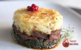 Яловичина З Картопляним Пюре, Шпинатом Та Ягідним Соусом