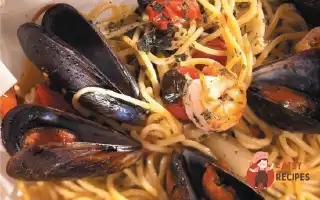Запечені Спагетті З Морепродуктами