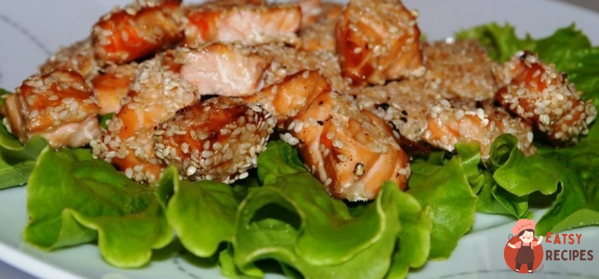 Сьомга в кунжуті