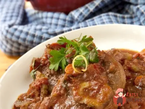 Оссобуко (теляча рулька, тушкована з овочами)