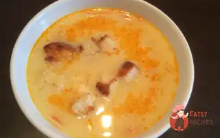 Курячий Вершковий Суп З Кукурудзою Та Болгарським Перцем