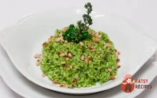 Різотто З Соусом Песто Та Кедровими Горішками