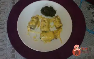 Каннеллоні, Фаршировані Куркою З Чорносливом, З Песто