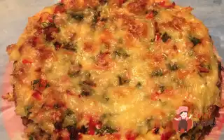 Торт Із Кабачків Із Фаршем